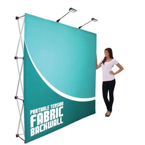 10x10 banner display with metal brackets|10x10 pop up display.